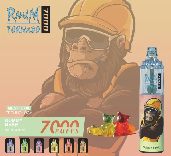 Randm Tornado 7000 Puffs Disposable Vape| Gummy BearRANDMTORNADO7000 14