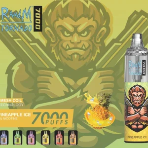 Randm Tornado 7000 Puffs Disposable Vape| Pineapple IceRANDMTORNADO7000 16