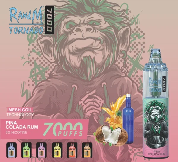 Randm Tornado 7000 Puffs Disposable Vape| Pina Colada RumRANDMTORNADO7000 17