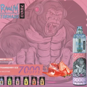 Randm Tornado 7000 Puffs Disposable Vape| Strawberry iceRANDMTORNADO7000 19