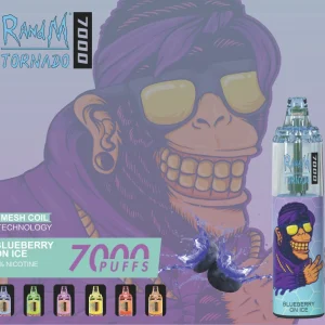 Randm Tornado 7000 Puffs Disposable Vape|  Blueberry On IceRANDMTORNADO7000 6