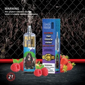 RandM Tornado 10000 Intense Flavors Vaping | Raspberry strawberryRANDMTORNADO10000 5