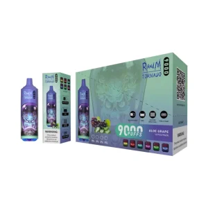 RandM Tornado 9000 Intense Flavors Vaping | Aloe GrapeRandM Tornado 9000 Puffs 11