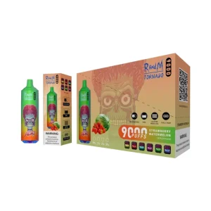 RandM Tornado 9000 Intense Flavors Vaping | Rainbow CandyRandM Tornado 9000 Puffs 3