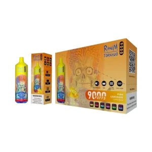 RandM Tornado 9000 Intense Flavors Vaping | pink lemonadeRandM Tornado 9000 Puffs 8