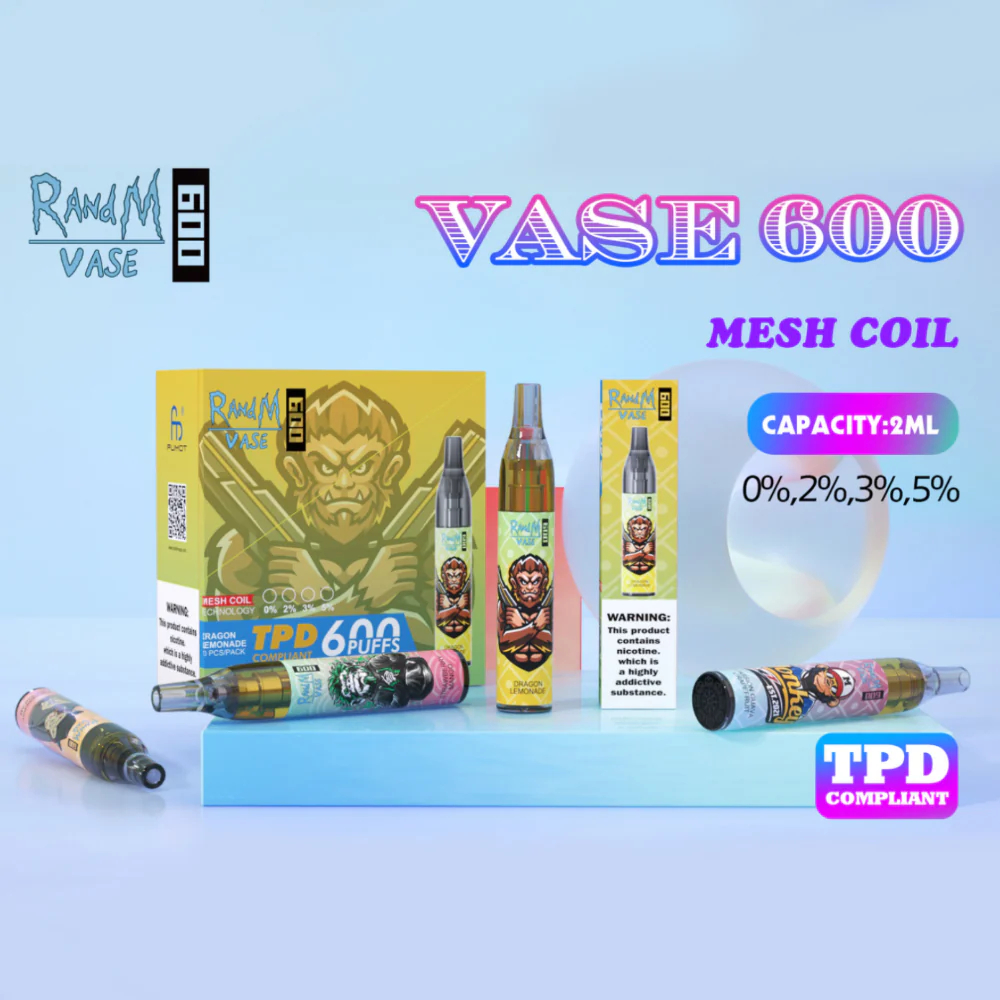 RandM Vase 600 Disposable Vape – 600 Puffs600