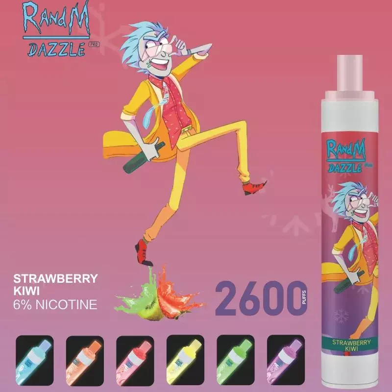 RandM Dazzle Pro RGB Glowing Disposable Vape 2600 PuffsRandM Dazzle Pro (1)