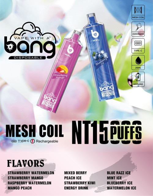 BANG XXL NT15000 PUFFS Long-Lasting Disposable Blueberry Ice6